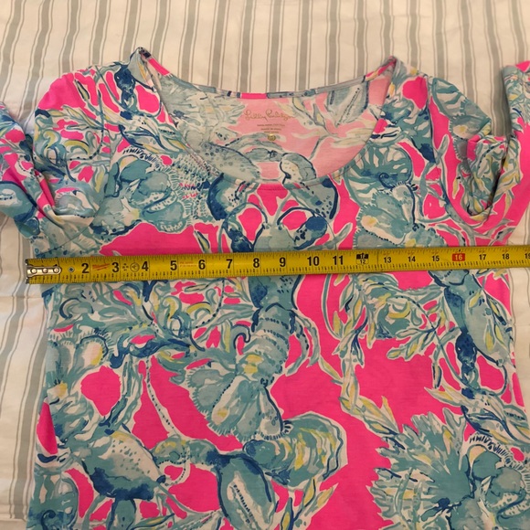 Lilly Pulitzer Lobster in Love 3/4 Sleeve Dress - Picture 3 of 4